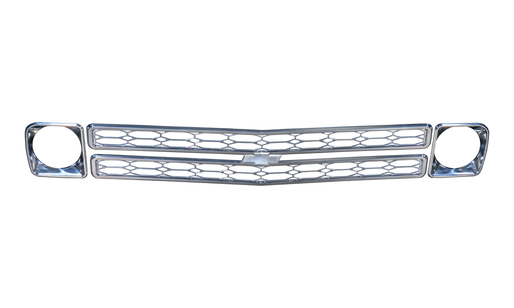 67-68 C10 CNC Billet Grille