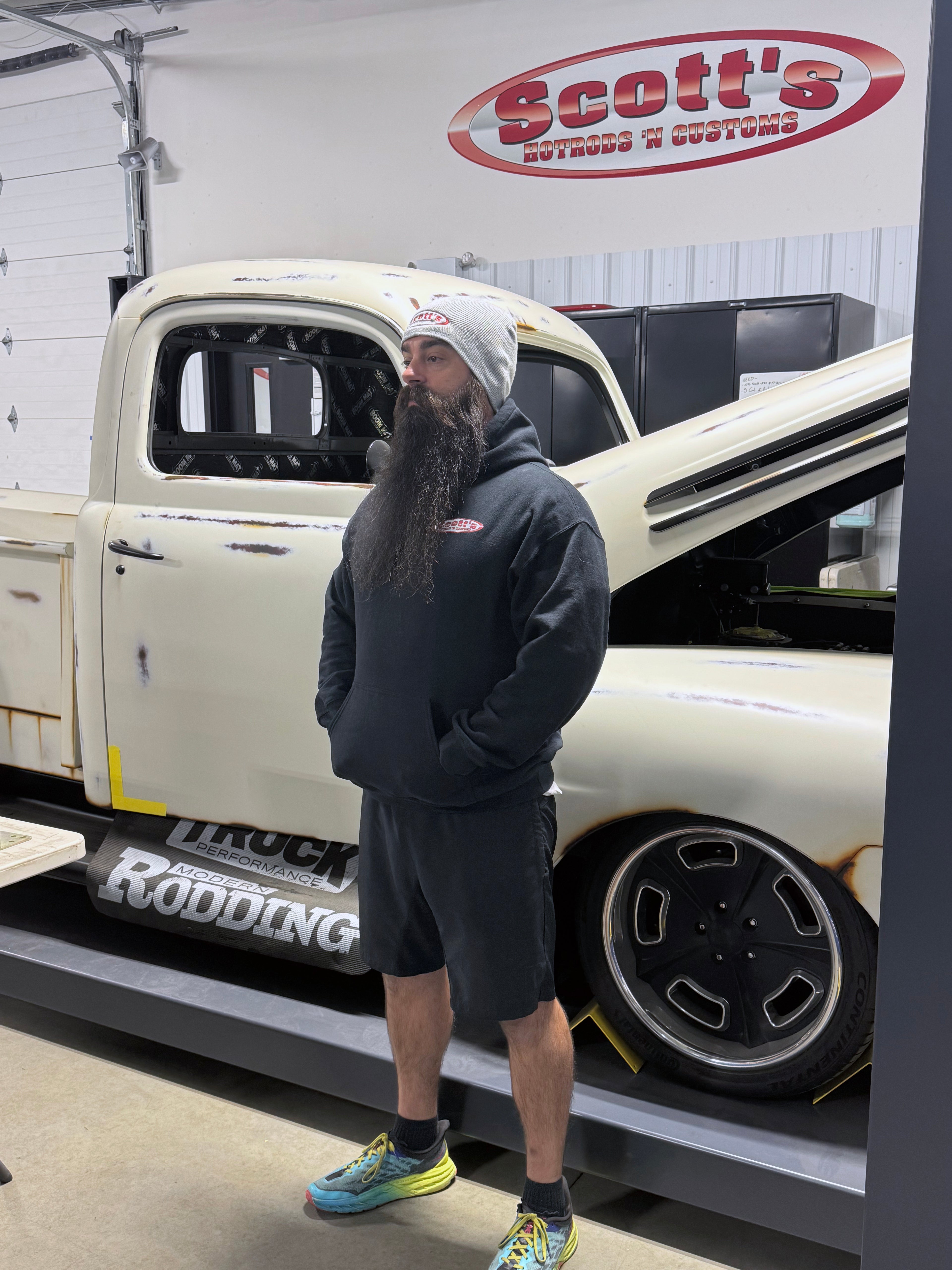 Scott's Hotrods Gray Beanie