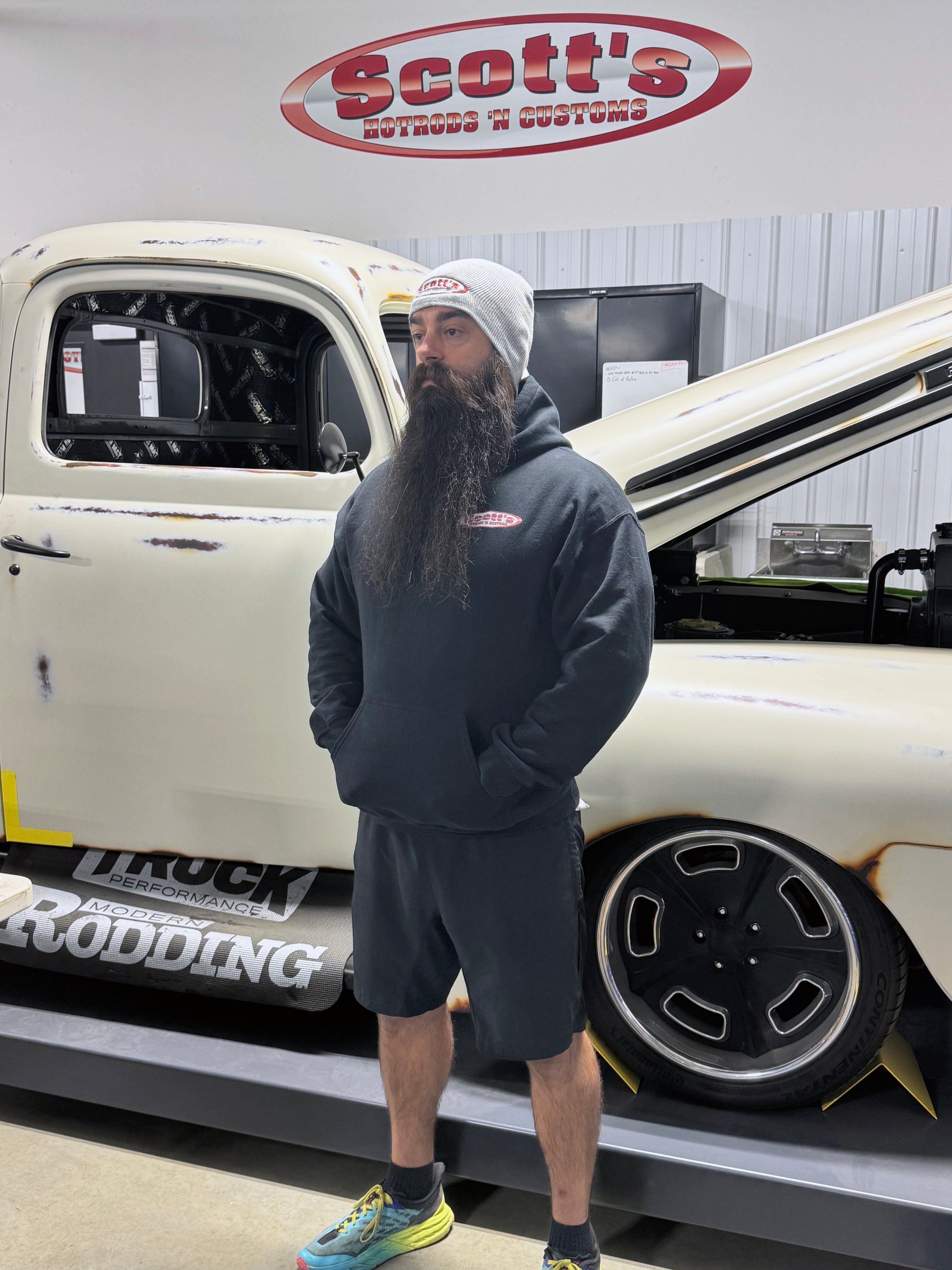 Scott's Hotrods Gray Beanie