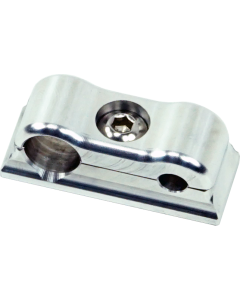 Billet Line Clamp DUAL 3/16" x 3/8", FIXED